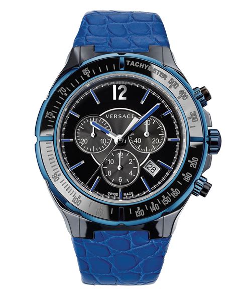 macy's versace watch|versace watch blue.